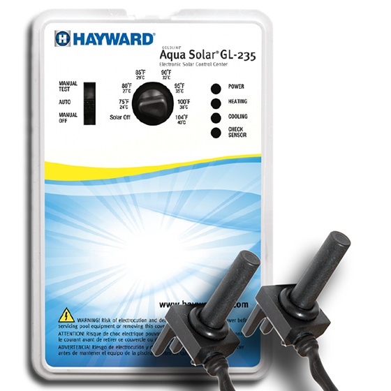 Hayward Goldline GL-235 Solar Pool Control with Sensors